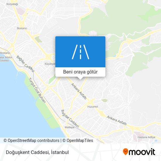 Doğuşkent Caddesi harita