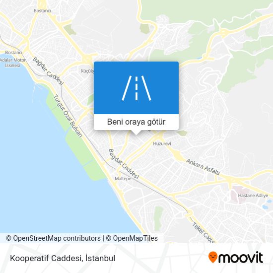 Kooperatif Caddesi harita