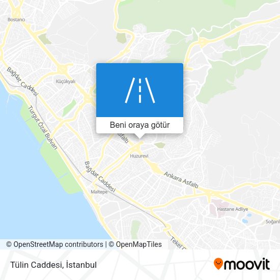 Tülin Caddesi harita