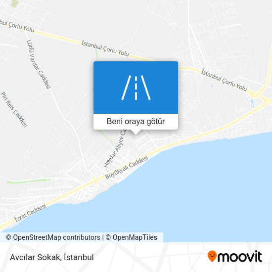 Avcılar Sokak harita