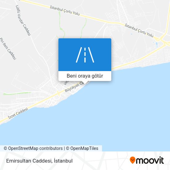 Emirsultan Caddesi harita