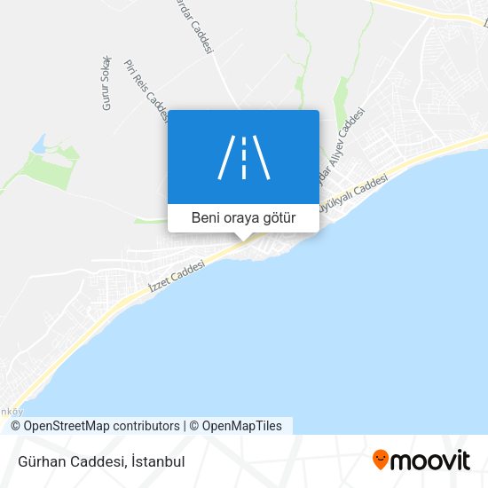 Gürhan Caddesi harita