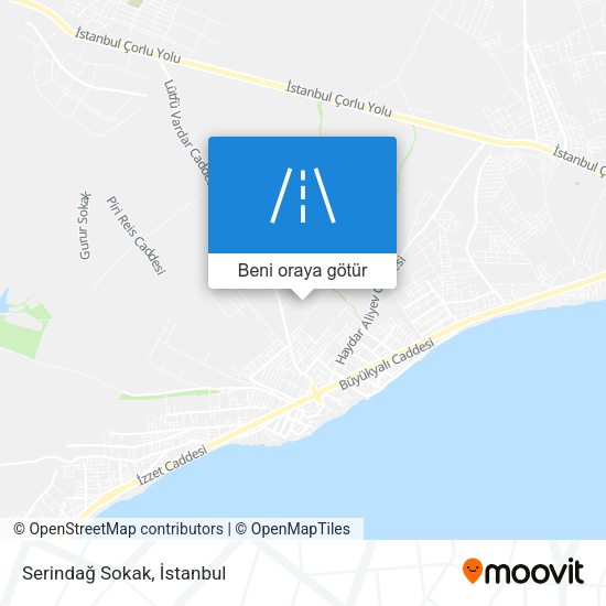Serindağ Sokak harita
