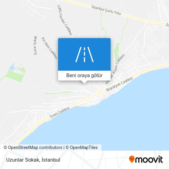Uzunlar Sokak harita