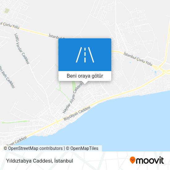 Yıldıztabya Caddesi harita