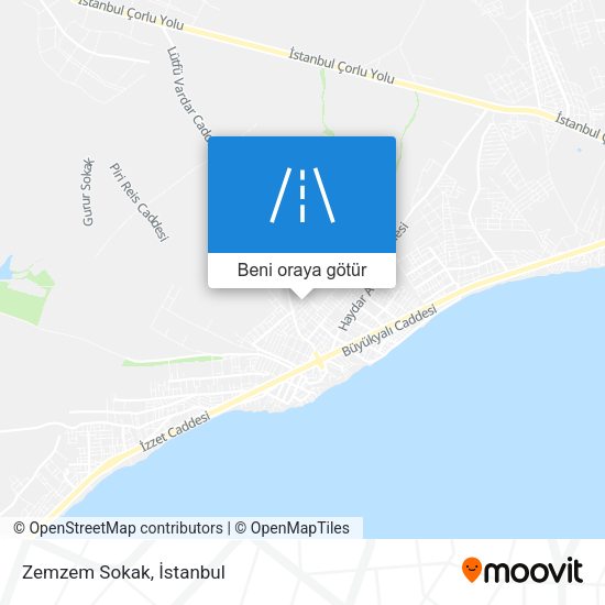 Zemzem Sokak harita