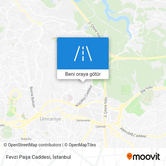 Fevzi Paşa Caddesi harita