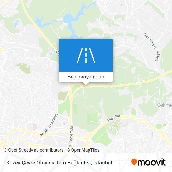 Kuzey Çevre Otoyolu Tem Bağlantısı harita