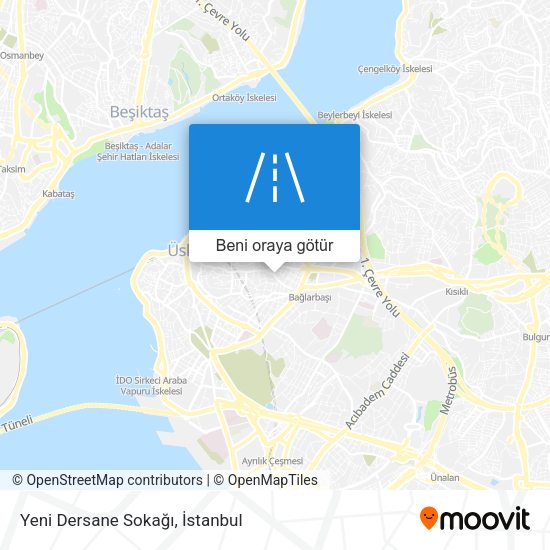 Yeni Dersane Sokağı harita