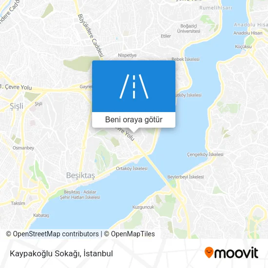 Kaypakoğlu Sokağı harita