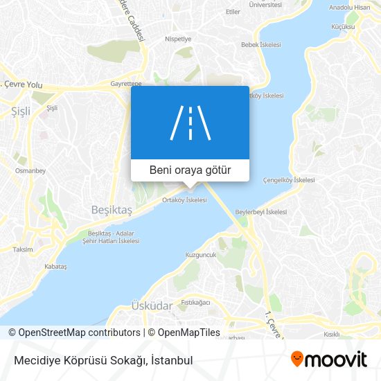Mecidiye Köprüsü Sokağı harita
