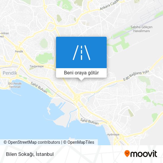 Bilen Sokağı harita