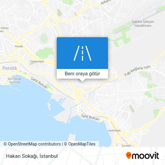 Hakan Sokağı harita