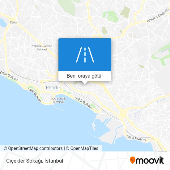 Çiçekler Sokağı harita