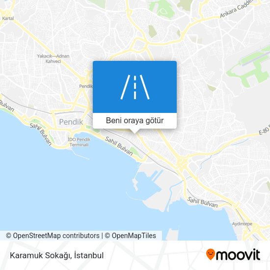 Karamuk Sokağı harita