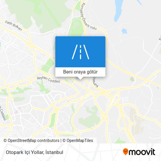 Otopark Içi Yollar harita