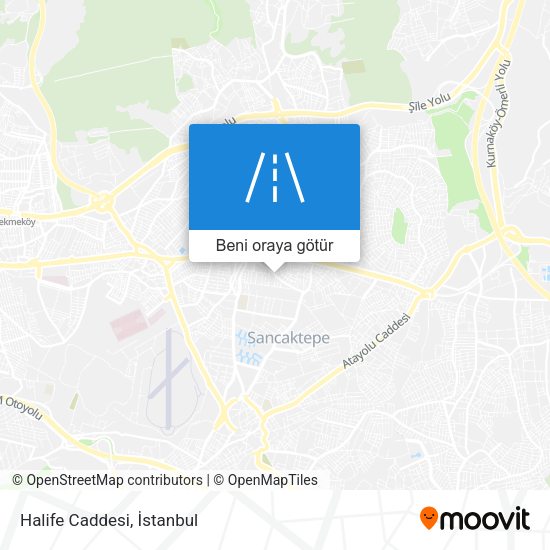 Halife Caddesi harita