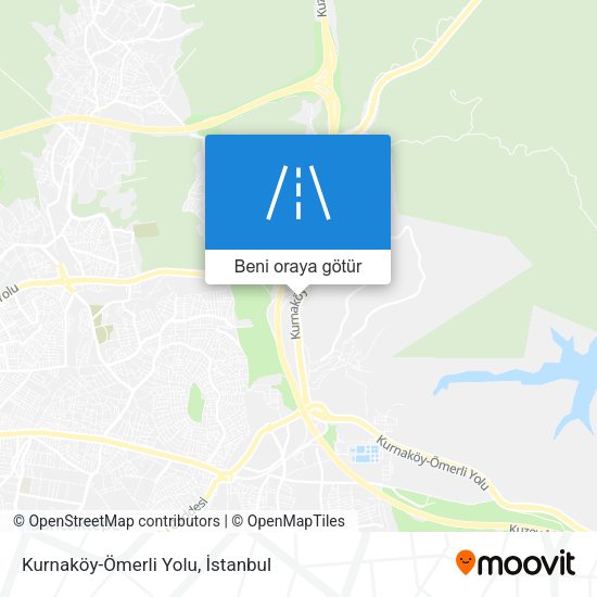 Kurnaköy-Ömerli Yolu harita