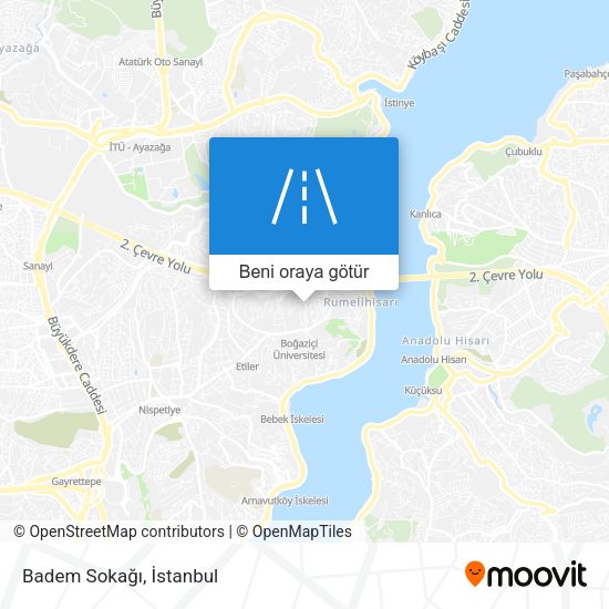 Badem Sokağı harita