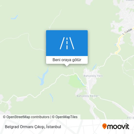 Belgrad Ormanı Çıkışı harita