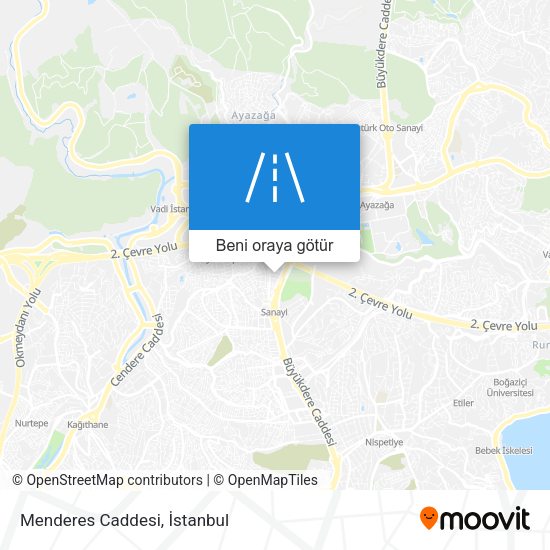 Menderes Caddesi harita