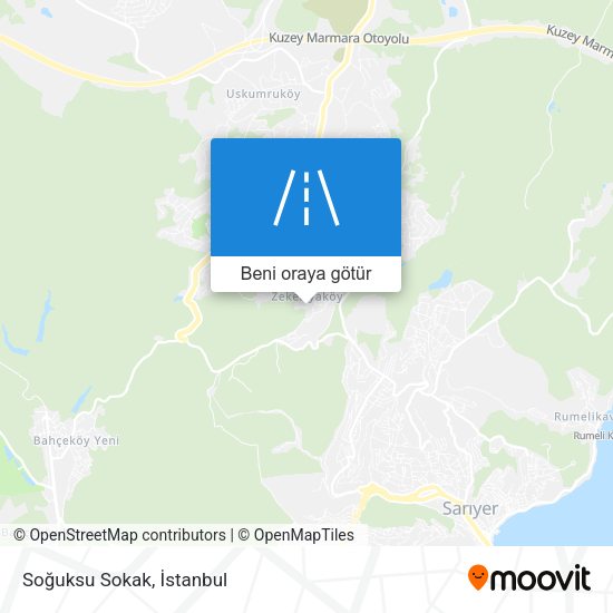 Soğuksu Sokak harita