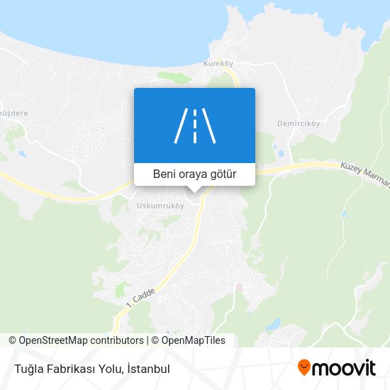 Tuğla Fabrikası Yolu harita