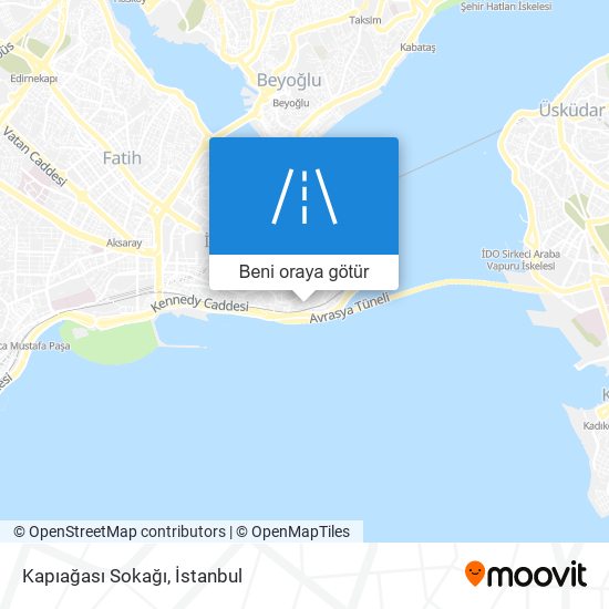 Kapıağası Sokağı harita