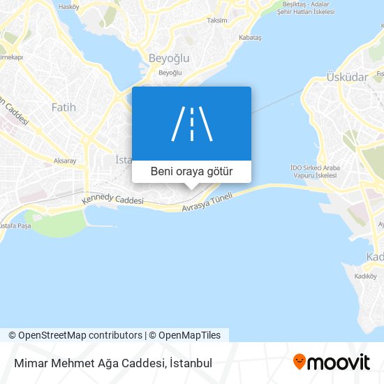 Mimar Mehmet Ağa Caddesi harita