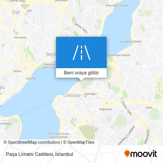 Paşa Limanı Caddesi harita