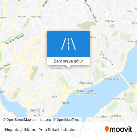 Nişantaşı Ihlamur Yolu Sokak harita