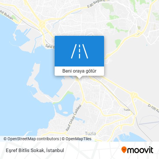 Eşref Bitlis Sokak harita