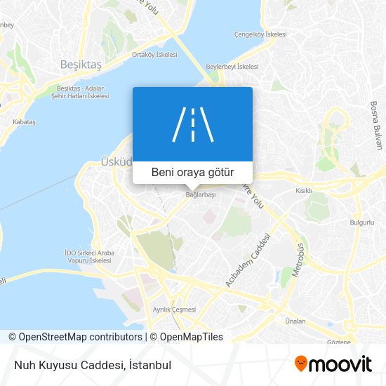 Nuh Kuyusu Caddesi harita