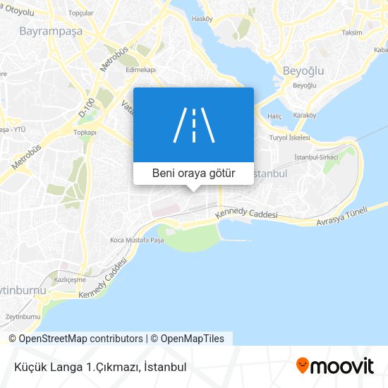 Küçük Langa 1.Çıkmazı harita