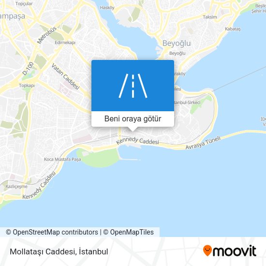 Mollataşı Caddesi harita