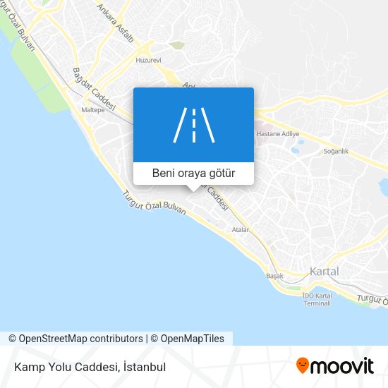 Kamp Yolu Caddesi harita