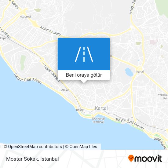 Mostar Sokak harita