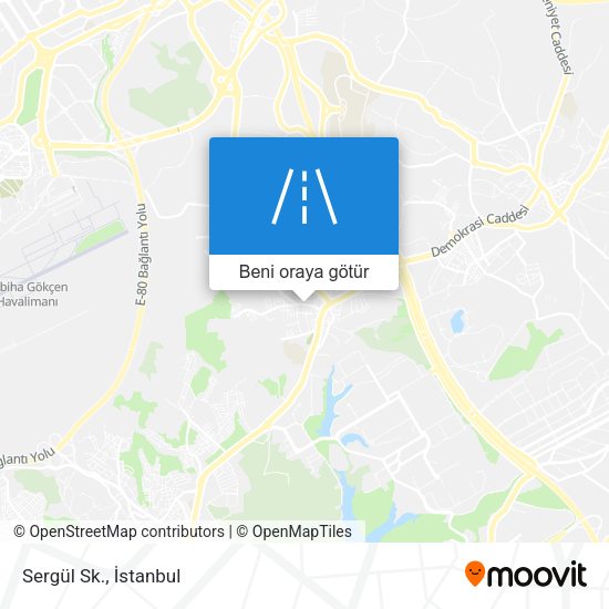 Sergül Sk. harita