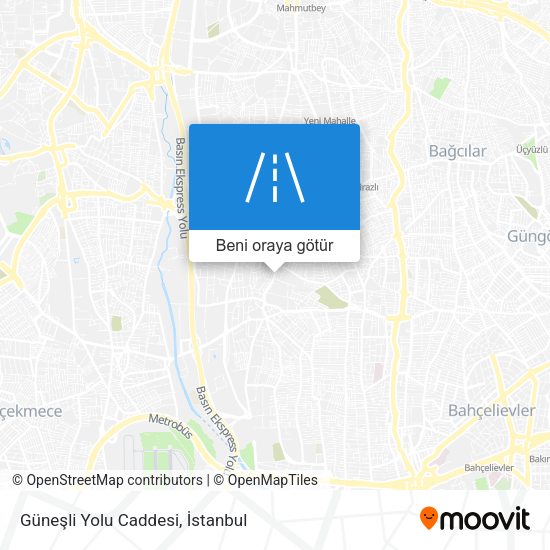 Güneşli Yolu Caddesi harita