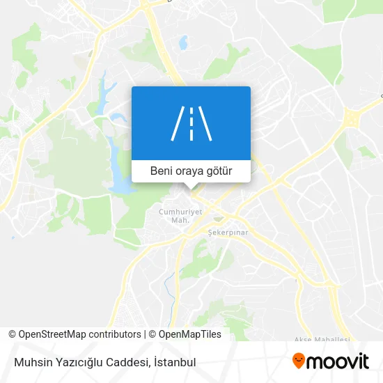Muhsin Yazıcığlu Caddesi harita