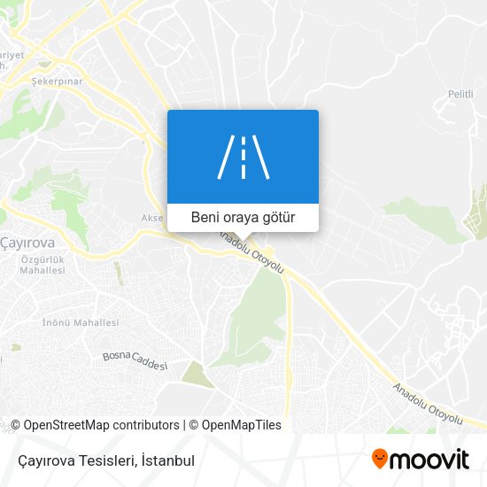 Çayırova Tesisleri harita