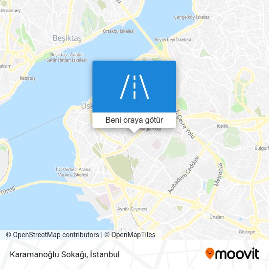 Karamanoğlu Sokağı harita