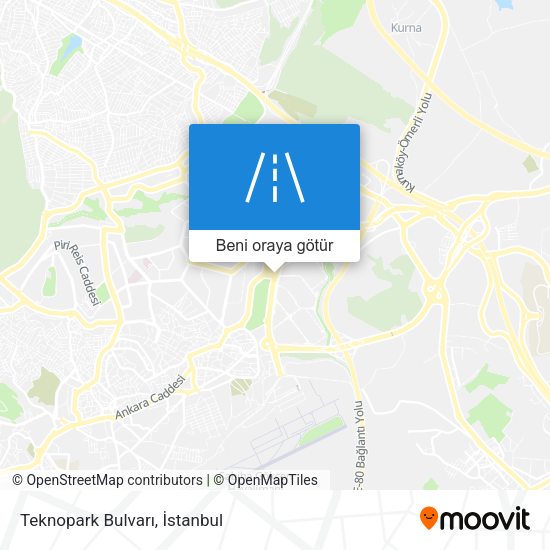 Teknopark Bulvarı harita