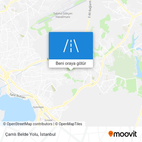 Çamlı Belde Yolu harita