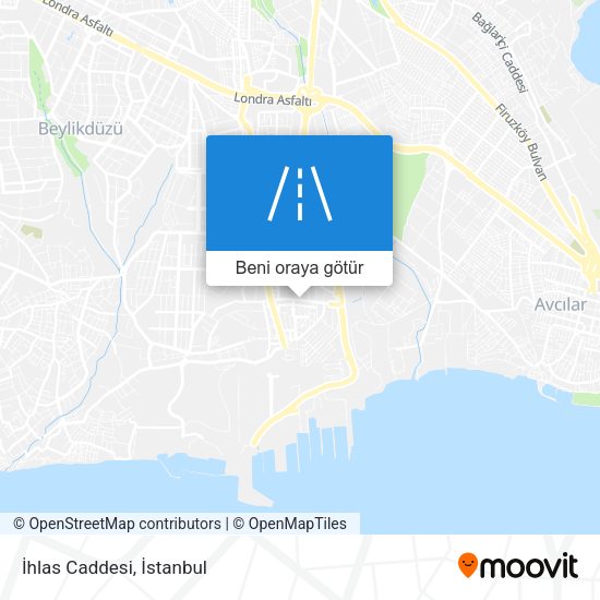 İhlas Caddesi harita