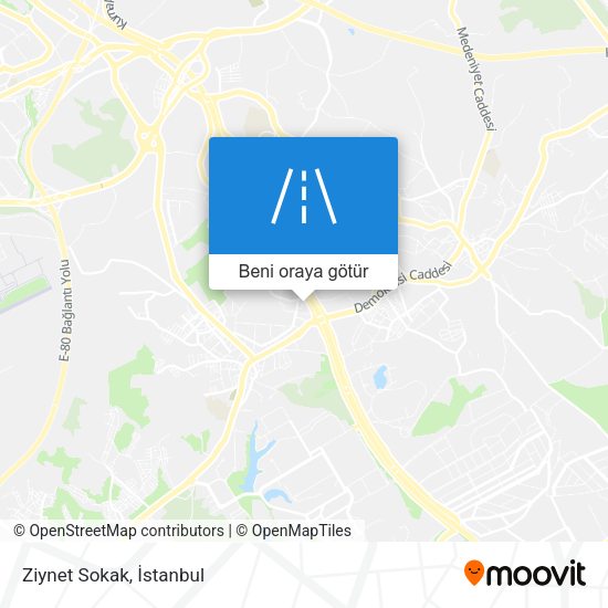 Ziynet Sokak harita