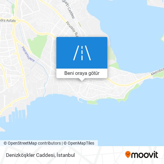 Denizköşkler Caddesi harita