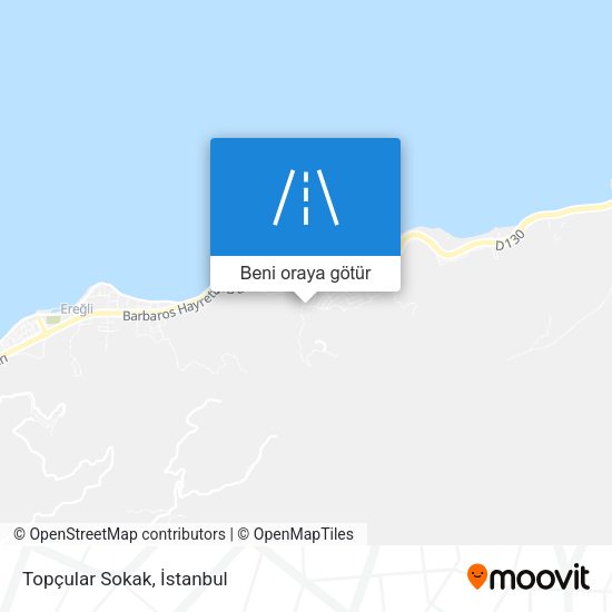 Topçular Sokak harita
