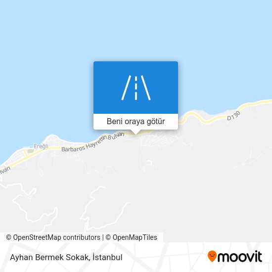 Ayhan Bermek Sokak harita
