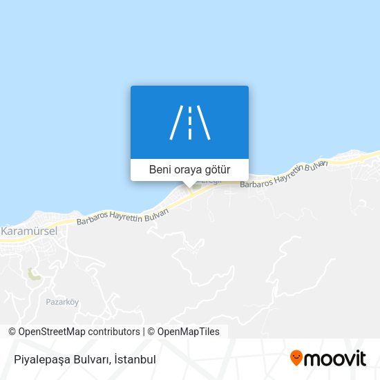 Piyalepaşa Bulvarı harita
